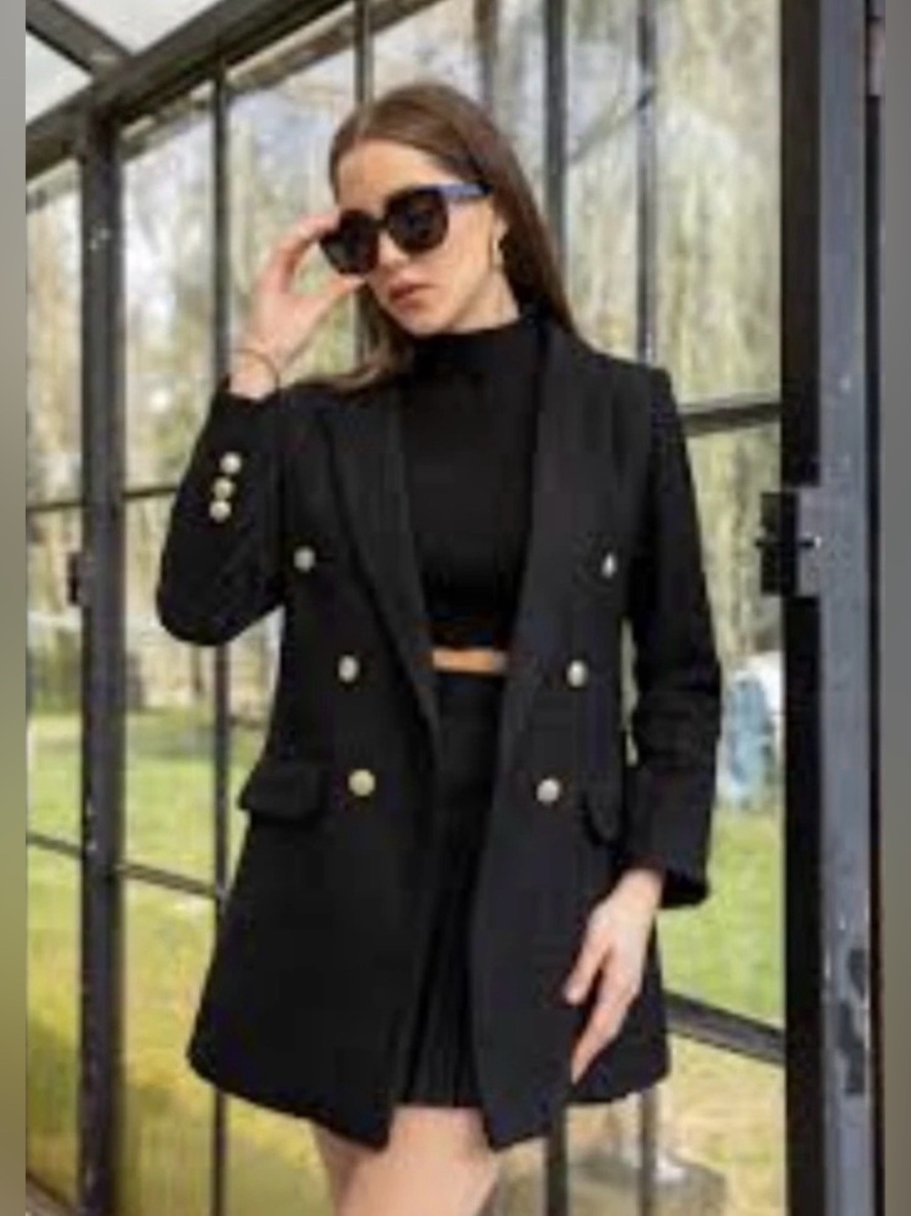 Zara NWT RARE Timeless Classic Minimalist Tailored Tweed Textured Runway Jacket - Picture 7 of 14